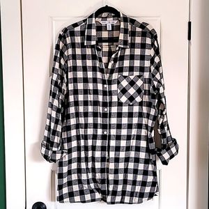 Old Navy, Sz XL, Flannel Tunic Button Up